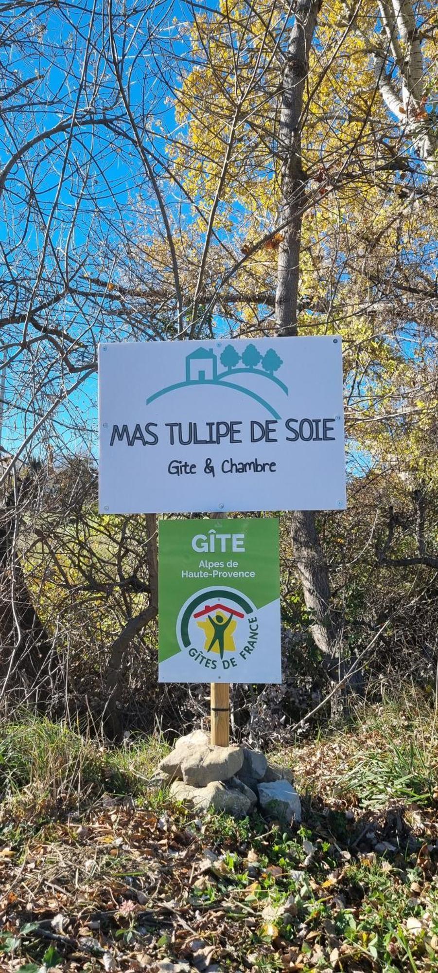 Mas Tulipe de Soie Bevons Exterior foto